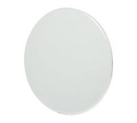 PHENOFICE Assiette en Céramique Blanche Ronde à Peindre, Surface Lisse sans Bavure, Matériel Créatif pour Cours de Peinture Artistique Garçon et Filles