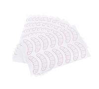 PHENOFICE Autocollant Isolant en Papier Intercalé Blanc pour Séparation Positionnement 5 Points et Pratique des Extensions de Cils pour Cils Greffés
