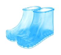 PHENOFICE Bain de Pied Spa Portable Chaussures de Bain Plastique Transparentes Bassine de Trempage pour Pédicure et Détente à Domicile Soulagement et Soin Modèle Bleu Petit avec Élément