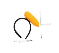 PHENOFICE Bandeau Maïs Peluche Accessoire Cheveux Confortable Forme Réaliste pour Fête Anniversaire Costume et Adulte