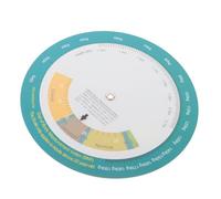 PHENOFICE Bmi Index Chart Turntable For Male And Female Wall-mounted Weight Quick Look Tool Obesity Index Health Chart With Large Print Easy Installation Plastic Design