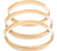 PHENOFICE Bobine de Reeds en Bambou Khaki pour Tissage et Fabrication de Meubles, 3 Rouleaux Flexibles et Faciles à Nettoyer, pour DIY et Vannerie Artisanale