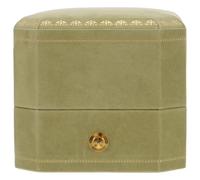 PHENOFICE Boîte à bague de fiançailles Boîte à bague octogonale en velours - Présentoir à alliances - Coffret de rangement pour bijoux, cadeau de fiançailles ou de mariage