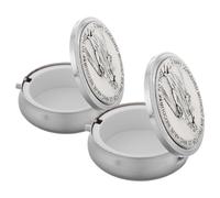 PHENOFICE Boîte à Bijoux Catholique Mini Porte-chapelet Pratique Compacte en Alliage de Zinc 2pcs pour Souvenirs de Communion et Activités Religieuses