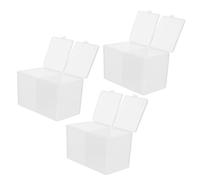 PHENOFICE Boîte Distributrice De Cotons À 3 Pièces Boîte De Rangement pour pour Professionnels du Maquillage