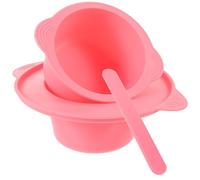 PHENOFICE Bol à Masque en Silicone Pliable 400ml pour Diy, Récipient Facile à Nettoyer et Résistant la Chaleur, pour Fondre la Cire et Préparer les Masques Cheveux Réutilisable