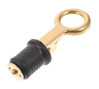 PHENOFICE Bouchon de Vidange Accessoire Essentiel Conception Étanche et Polyvalente en Laiton et Caoutchouc pour Yacht pour Navires Marins et Bateaux de Plaisance