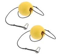 PHENOFICE Bouée de Mouillage pour Yacht, Lot de 2 Pièces, PVC Jaune | Ancrage Stable, Pièces Remplaçables, Usage Nocturne, pour Petits Yachts et Piscine