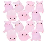 PHENOFICE Breloques Cochon pour Personnaliser Coque de Téléphone Lot de 18 en Résine Design Mignon et Couleurs pour Décoration Artisanale