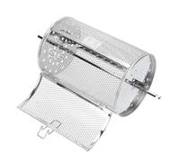 PHENOFICE Cage De Cuisson pour Four Électrique Et Panier à Grillades Manche, Lot 2 Pièces, Acier Inoxydable Antirouille, Cuisson Rotative pour Barbecue Et Pâtisserie