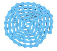 PHENOFICE Chaîne de Rechange pour Vélo en Acier Bleu, Anti-rouille Changement Rapide de Vitesse, pour Cyclisme en Montagne et Usage Quotidien