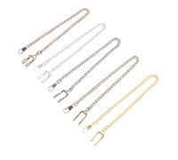 PHENOFICE Chaînes de Montre de Poche Fixation Rapide en Métal Vintage Lot de 5 Pièces, Compatibilité Polyvalente pour Gilet et Événements Formels
