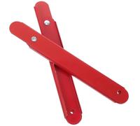 PHENOFICE Charnières Fixation Alliage D'aluminium en Échelle de Grenier Rouge, Robuste Rapide, Lot de 2 Pièces, Distance de Trou 31cm, Accessoires Pliants pour Escabeau