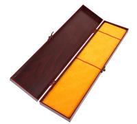 PHENOFICE Coffret de Rangement en Bois pour Pinceau de Calligraphie, Style Chinois, Protection et Organisation, 1 Pièce pour Enseignants et Étudiants