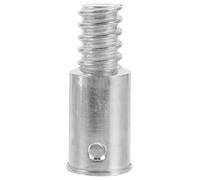 PHENOFICE Connecteur Fileté Américain en Alliage d'Aluminium pour Manche à Balai Adaptateur Compatible Balais et Serpillières Usage Ménager sur Sols Murs et Plafonds