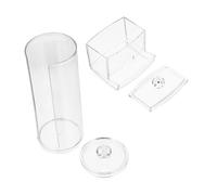 PHENOFICE Conteneur Pratique pour Cotons-tiges Boîte à Cotons-tiges Rangement De Cosmétiques Compact Et Bien Rangé