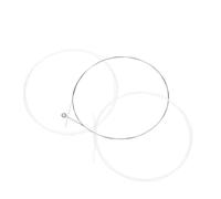 PHENOFICE Cordes de Balalaïka Son Doux en Nylon Blanc 3pcs pour Remplacer les Cordes Anciennes Accessoires Indispensables pour Balalaïka