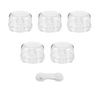 PHENOFICE Couvercle de Sécurité pour Bouton de Gaz, Facile à Installer, Résistant Chaleur, en Pp, Adapté Cuisine et Four, Protection pour Manette de Cuisinière