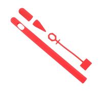 PHENOFICE Couverture De Plume De Pomme Stylo Cas Peau Manchon Étui pour Stylet Étui à Stylet Crayons D'écriture Stylo Étui Peau Housse De Protection pour Crayon Gel De Silice Rouge