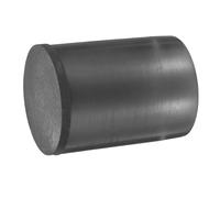 PHENOFICE Creuset en Graphite Noir avec Couvercle, Facile à Nettoyer, Conçu pour Fusionner Or et Argenté en Laboratoire de Métallurgie à Petite Échelle