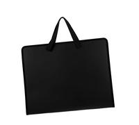 PHENOFICE De Rangement pour Papier à Dessin De Dossier d'art d'art De Portefeuille Conteneur De Portefeuille d'art De Tableaux D'affichage Pochette Porte-Documents PP Black