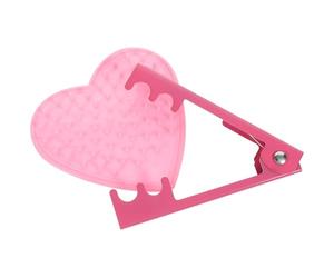 PHENOFICE Dénudeur de Roses et Arrache-épines pour Tiges de Fleurs, Outil de Jardinage pour Bouquet DIY à Domicile, Ensemble 1 Pièce en Plastique et Fer, Forme Cœur, pour Enlèvement