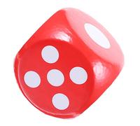 PHENOFICE Dés Géants en Bois Massif 20 Cm Accessoires De Jeu Numérotés pour Animation Familiale Et Jeux en Plein Air