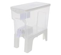 PHENOFICE Distributeur D'eau Froide Couleur Blanc en Pp 3,5l Grosse Capacité Robinet Étanche Pratique et Polyvalent pour Thé aux Fruits et Boissons Fraîches