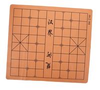 PHENOFICE Échiquier Chinois Pliant Double Face Simili Cuir Plateau Rouleau Résistant pour Xiangqi Go et Jeu Échecs Tapis Portable pour Étudiants et Adultes