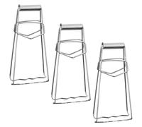 PHENOFICE et Manipulation Facile Pinces en Acier Inoxydable Ensemble de 3 pour Plats Chauds, Poignée Confortable Maison Cuisine