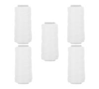 PHENOFICE Fil D'épilateur Visage en Coton Blanc 5 Rouleaux Expérience Confortable et Broderie pour Épilation Sourcils Précise