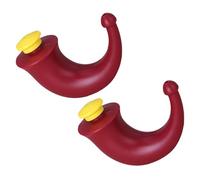 PHENOFICE Flacons de Lavage Nasal Embout Pratique en Plastique Rouge Lot de 2 pour Nettoyage Nez, pour Rinçage Post-nasal et Irrigation Sinusale