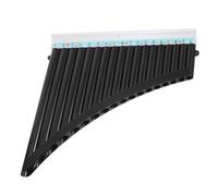 PHENOFICE Flûte de Pan 18 Tubes en Abs Tonalité Do, Instrument pour Débutants Prise Confortable, Pratique pour Élèves et Performances Musicales