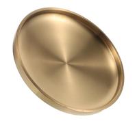 PHENOFICE Grand Bol Décoratif Doré Double Couche en Acier Inoxydable 23 CM Vide-Poches pour Clés et Maquillage Plateau pour Entrée et Couloir