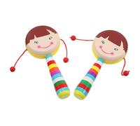 PHENOFICE Hochet À Main En Bois Pour Bébé Petit Hochet De Jeu Éducatif Coordination Œil-main