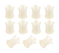 PHENOFICE Inserts en Plastique Blanc Installation Facile Lot de 30 Manchons pour Tige de Chaise pour Douille de Roulette Pivotante Ajustement pour Meubles et Chaises de Bureau