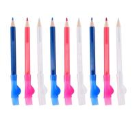 PHENOFICE Kit de 9 Crayons de Couture sans Tache Mains en Bois et Plastique Brosse, Design Ergonomique pour Tissu pour Couture à Domicile et Usage Professionnel