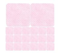PHENOFICE Lingettes à Ongles Format Voyage en Coton Rose, Dissolvant pour Ongles sans Peluches, 2 Boîtes de 200 Pièces pour Manucure et Usage Domestique