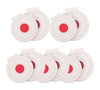 PHENOFICE Lot de 10 Cibles de Tir Sportif en Microfibre Blanche, Solides et Légères, Faciles à Transporter, pour Accrocher au Mur l'arbre