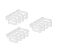 PHENOFICE Lot De 12 Plaques De Séparation Télescopiques Réglables Pour Porte Latérale De Réfrigérateur, Séparateurs Robustes Sans Outil, Organisateurs D’espace Pratiques Pour Tiroirs Alimentaires