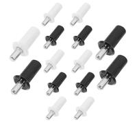 PHENOFICE Lot de 16 Goupilles de Volet Intérieur en Abs et Acier Inoxydable, Pièces de Rechange Stables et Pratiques pour Réparation de Fenêtres et Volets Roulants