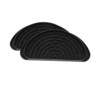 PHENOFICE Lot De 2 Bacs Récupérateurs Deau En Silicone Pour Réfrigérateur Anti-fuite Noir Pour Distributeur Deau De Réfrigérateur Design Simple Et Chic