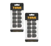 PHENOFICE Lot de 2 Manchons de Doigt en Fibre de Carbone Respirants et Antidérapants pour Écran Tactile, Accessoires de Jeu Mobile pour Augmenter la Vitesse des Mains
