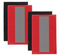 PHENOFICE Lot de 2 Patchs Réfléchissants Rouges en Tissu, Autocollants et Compatibles pour Chaussettes et Paquet, pour Usage Nocturne et Décoration DIY