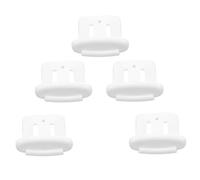 PHENOFICE Lot De 5 Clips De Fixation Pour Glissière De Panier Supérieur De Lave-vaisselle