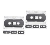 PHENOFICE Lot De 8 Cassettes Audio Vierges De Style Vintage Enregistrables pour Décoration Murale