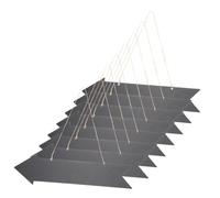 PHENOFICE Lot De 8 Panneaux Indicateurs Fléchés En Bois 8.9x33.5cm Pour Décoration Intérieure, Suspendus Pour Porte Et Mur, Effaçables Et Personnalisables Pour Usage Maison Et Événements