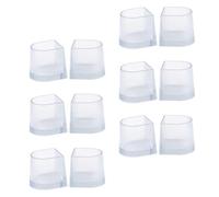 PHENOFICE Manchons de Protection pour Talons en Pvc 12 Pièces, Couvre-talons Transparents pour Soirées et Cérémonies, Protège Talons Hauts L'usure
