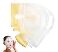 PHENOFICE Masque Crochets D'oreille Suspendus Réutilisable 3d en Silicone 3 Pièces Couverture Hydratante pour Visage, pour Bain et Spa
