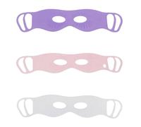 PHENOFICE Masque Oculaire Masseur Oculaire Doux et Facile à Transporter 3 Pièces Pont Nasal Incurvé en Silicone Massage des Yeux à Domicile